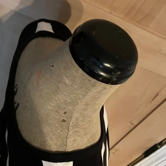 Talbots Black and White size L Striped Short Sleeve 100% cotton top. - Picture 8 of 8